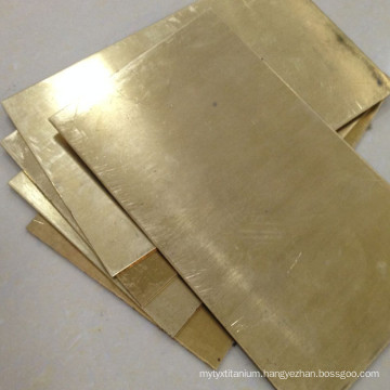 H62 decorative brass copper sheet plates